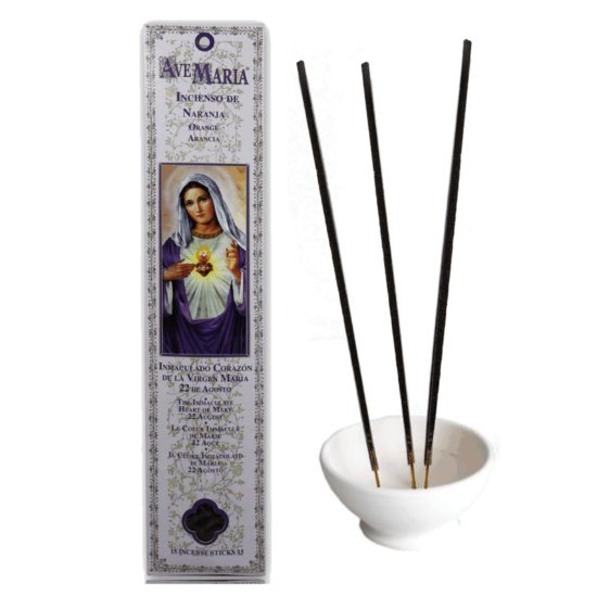 Inciensos Radhe Shyam de la colección Ave Maria, (Religiosos ) elaborados con productos naturales y exclusivos TE ENCANTARAN por su Calidad y su Aroma.