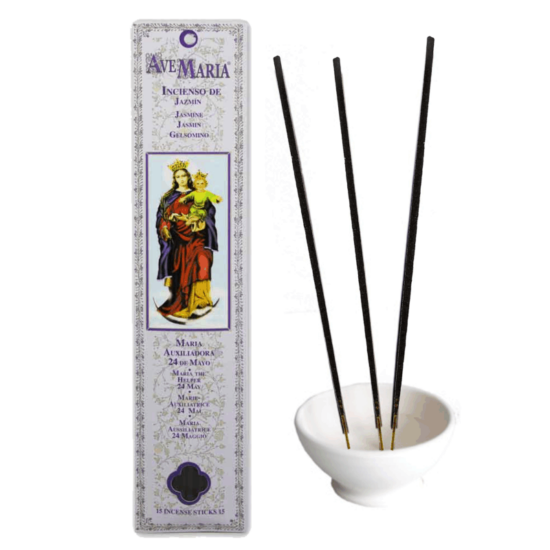 Inciensos Radhe Shyam de la colección Ave Maria, (Religiosos ) elaborados con productos naturales y exclusivos TE ENCANTARAN por su Calidad y su Aroma.