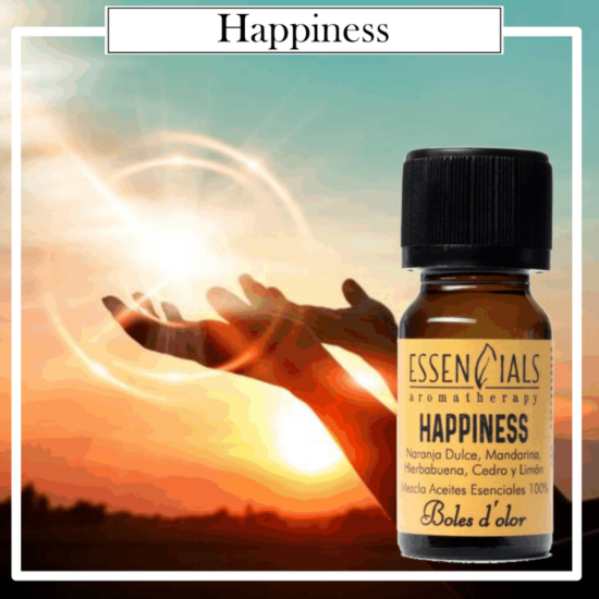 Aceite Essencials Bruma Aromatherapy Boles D`Olor 10ml Happiness. Ideales para utilizarlos en los Brumizadores /Quemadores. Aromaterapia PARA TU HOGAR.