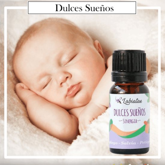 Aceite Natural Puro 100% Bio Ecológico Sinérgicos Dulces Sueños. La concentración de las esencias extraídas de la madre naturaleza.