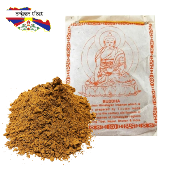 Incienso Tibetano. Polvo de incienso tibetano tradicional se produce en Nepal, con ingredientes 100% naturales y sustancias bendecidas. TÉ SORPRENDERAN.