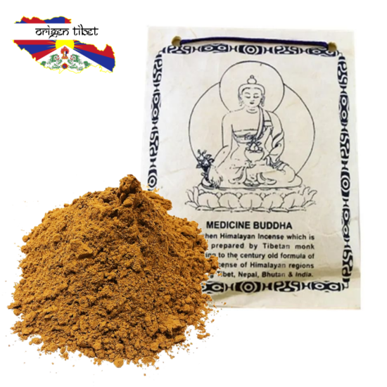 Incienso Tibetano. Polvo de incienso tibetano tradicional se produce en Nepal, con ingredientes 100% naturales y sustancias bendecidas. TÉ SORPRENDERAN.