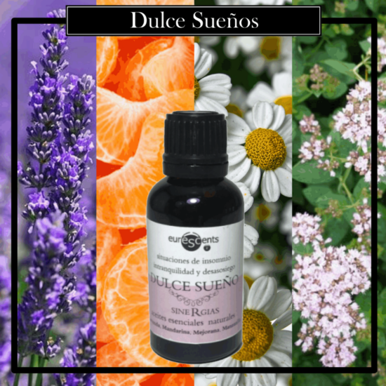 Aceites Brumas Sinergias 100% Natural 30ml Dulce Sueños. Ideales para utilizarlos en los Brumizadores /Quemadores. Aromaterapia PARA TU HOGAR.