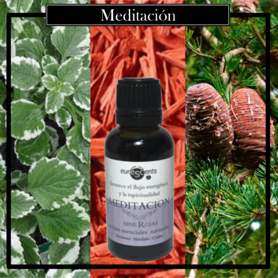 Aceites Brumas Sinergias 100% Natural 30ml Meditación. Ideales para utilizarlos en los Brumizadores /Quemadores. Aromaterapia PARA TU HOGAR.