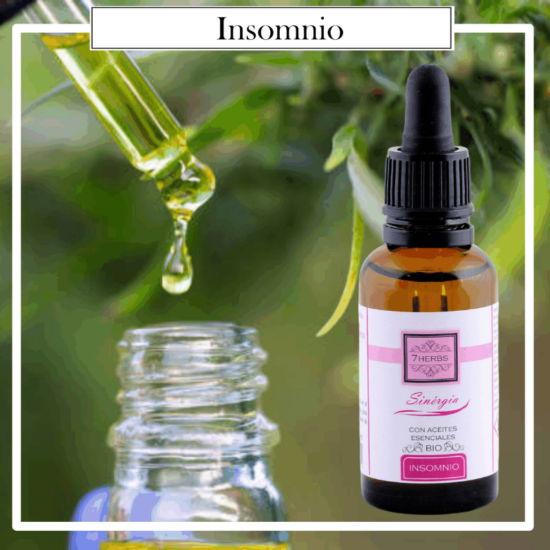 Aceites Brumas Bio Ecológico Sinergia 100% Natural 30ml Insomnio. Ideales para utilizarlos en los Brumizadores /Quemadores. Aromaterapia PARA TU HOGAR.