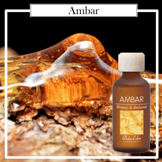 Brumas Ambientes Boles d´Olor 50 ml. Ámbar. Ideales para utilizarlos en los Brumizadores / Humidificadores. Aromaterapia PARA TU HOGAR.