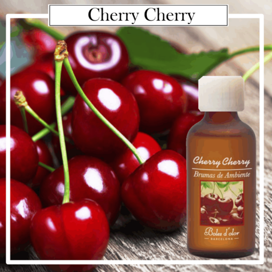 Brumas Naturales Boles d´Olor Cherry Cherry, 50 ml. Ideales para utilizarlos en los Brumizadores / Humidificadores. Aromaterapia PARA TU HOGAR.