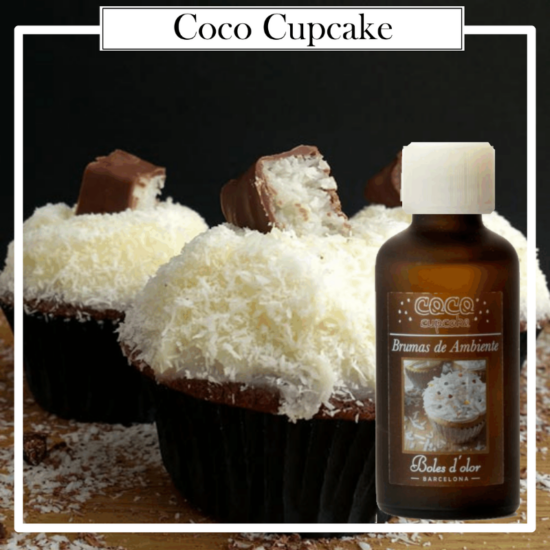 Brumas Naturales Boles d´Olor Coco Cupcake, 50 ml. Ideales para utilizarlos en los Brumizadores / Humidificadores. Aromaterapia PARA TU HOGAR.