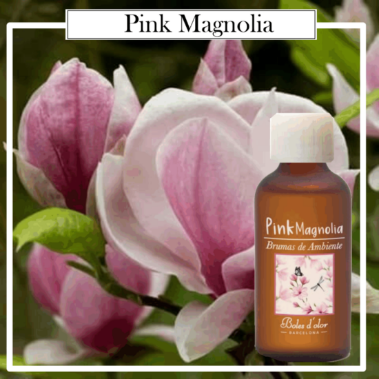 Brumas Naturales Boles d´Olor Pink Magnolia, 50 ml. Ideales para utilizarlos en los Brumizadores / Humidificadores. Aromaterapia PARA TU HOGAR.