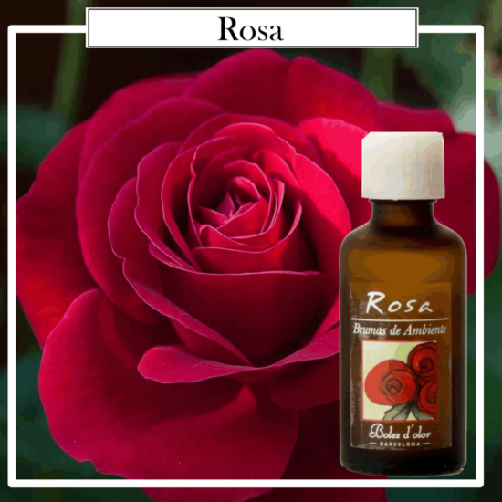 Brumas Naturales Boles d´Olor Rosa, 50 ml. Ideales para utilizarlos en los Brumizadores / Humidificadores. Aromaterapia PARA TU HOGAR.