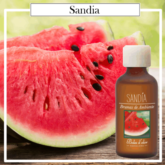 Brumas Naturales Boles d´Olor Sandia, 50 ml. Ideales para utilizarlos en los Brumizadores / Humidificadores. Aromaterapia PARA TU HOGAR.