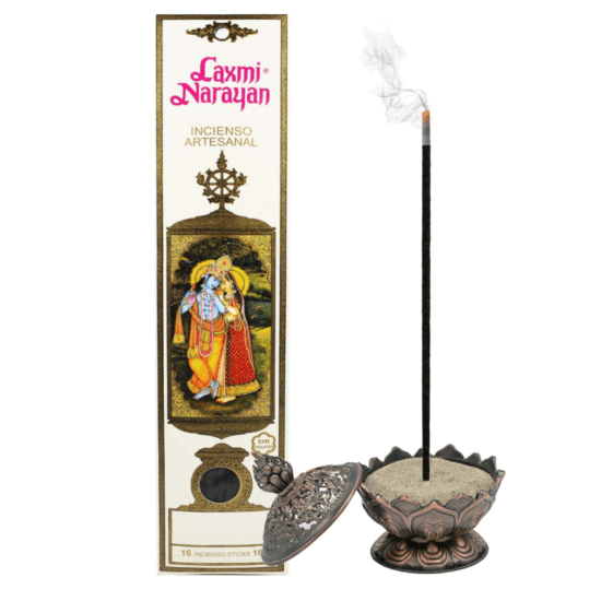 Inciensos Radhe Shyam de la colección Laxmin Narayan inciensos elaborados con productos naturales y exclusivos TE ENCANTARAN por su Calidad y su Aroma.