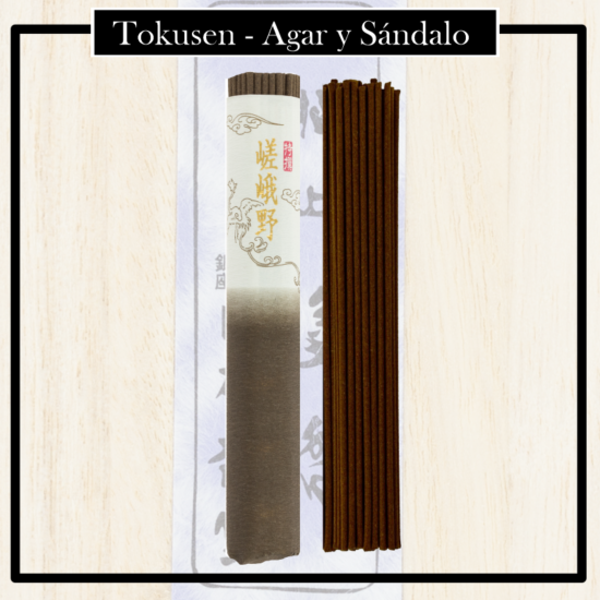 Incienso Japonés Tokusen Sagano, creado para relajar cuerpo - mente. Especiales por su composición de ingredientes naturales. Hechos a mano. TE SORPRENDERAN