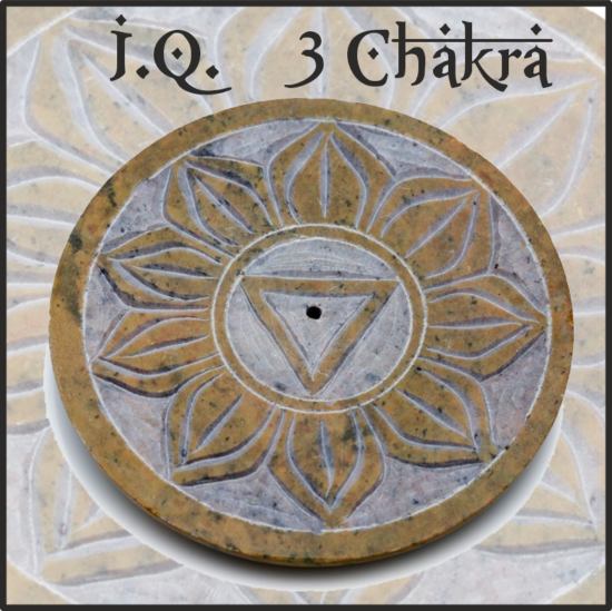 Incensario quemador Chakras especial para inciensos varillas NATURALES. Elaborado en piedra esteatita. Elegante quemador y muy práctico. Artesanía de India.