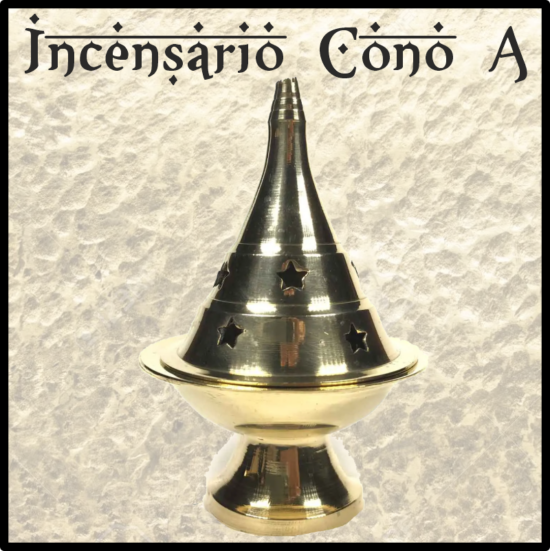 Incensario quemador LITURGICO especial para inciensos RESINAS NATURALES. Elaborado en metal, tallado y pintado a mano. Trabajo artesanal de India.