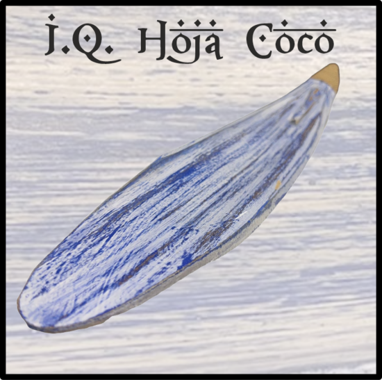 Incensario natural de hoja de Coco, pintado a mano. Ideal para trabajar inciensos en formato varillas. Grande, práctico y decorativo. ARTESANIA INDIA.